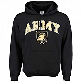 Men's Army Black Knights New Agenda Midsize Arch Over Logo Hoodie - Black,baseball caps,new era cap wholesale,wholesale hats